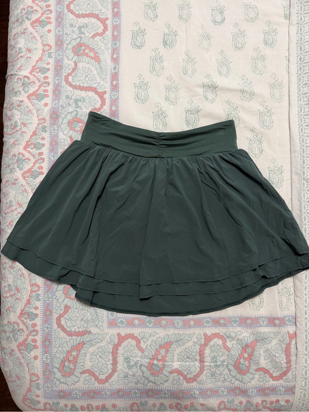 all in motion Forest Green Tiered Skater Skirt